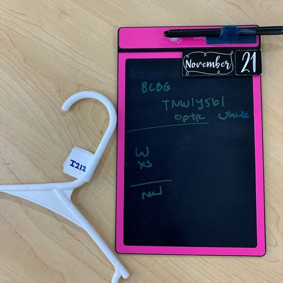 BCBGeneration Optic White Tunic Top Size XS Contrast Sheer Hem Double Slit - Picture 9 of 10